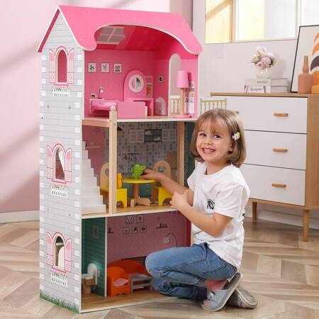  Drewniany Domek dla Lalek Rebeca Wonder Toy