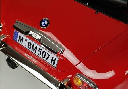 Czerwone Lakierowane BMW Retro  Auto na Akumulator 