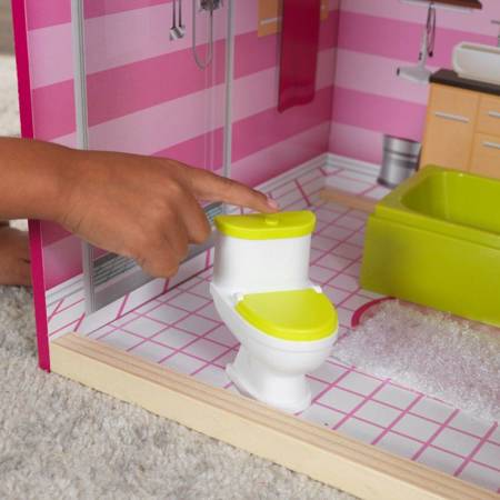 Domek dla lalek Barbie KidKraft Luksusowa Rezydencja Uptown z Basenem światłem i dźwiękiem