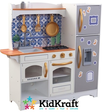 Drewniana Kuchnia dla dzieci Kidkraft  Mosaica z magnetycznym frontem 53448