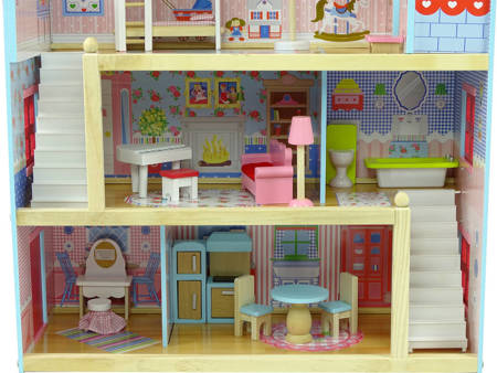 Drewniany Domek dla lalek Lexi Wonder Toy