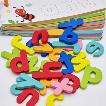 Puzzle Alfabet Nauka Literek Słów Zwierzątka TOOKY TOY 