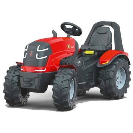 Rolly Toys Traktor na Pedały X-Track z Łyżką Ciche Koła PREMIUM 