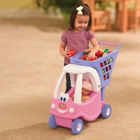 Różowy Wózek na Zakupy dla dzieci Cozy Coupe  Little Tikes 